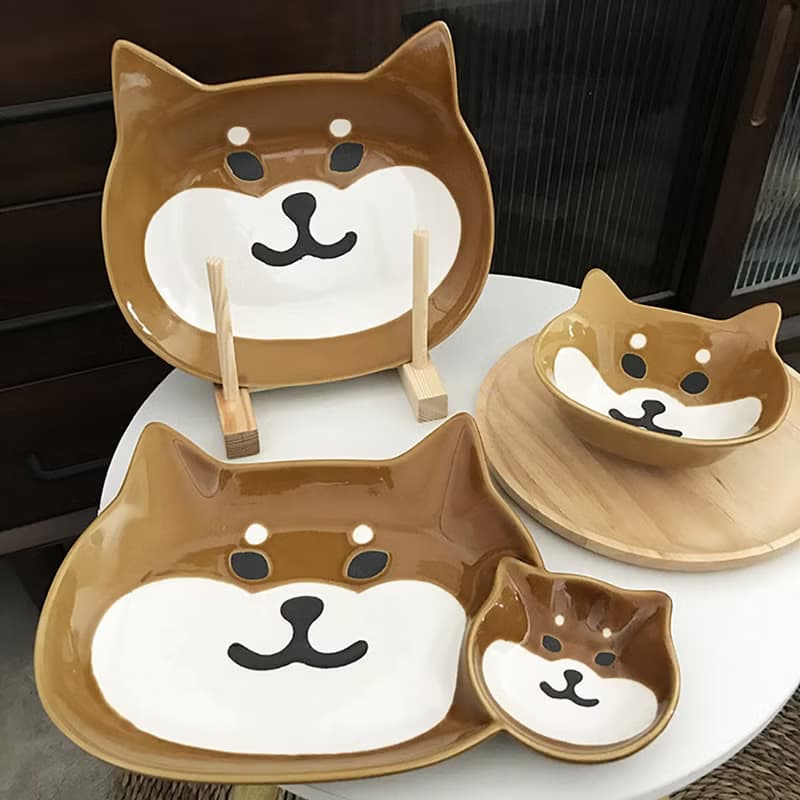 大臉柴柴陶瓷餐具系列