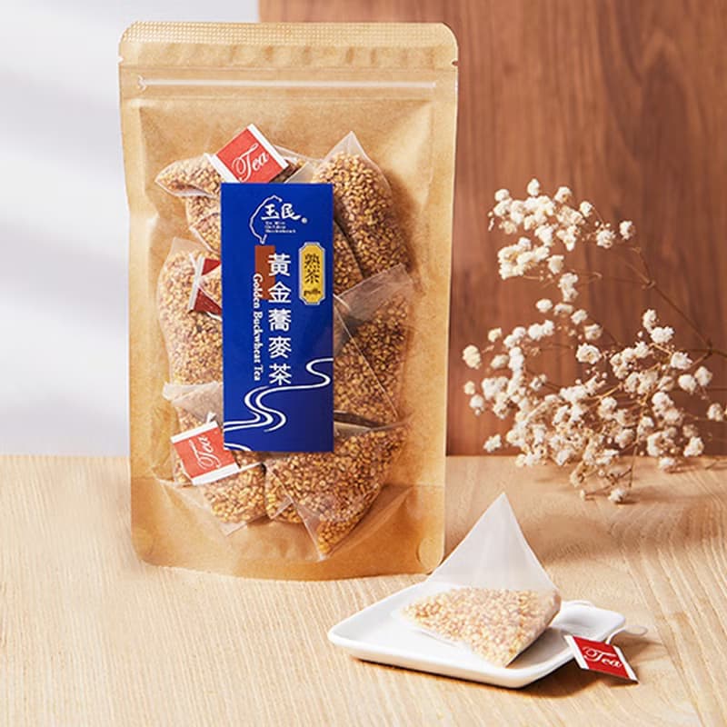 【無咖啡因】黃金蕎麥熟茶立體包-小資上班族最愛,100%蕎麥茶