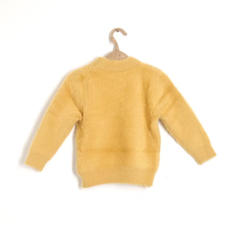BIR童裝 | 恐龍圓領毛衣 (杏/黃)