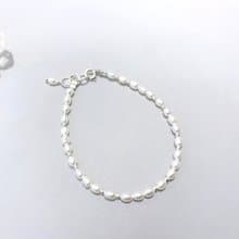 Ops Pearl silver bracelet- 天然/珍珠/純銀/誕生石/禮物/手鍊
