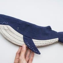 鯨魚 Whale travel cutlery pouch case - Navy