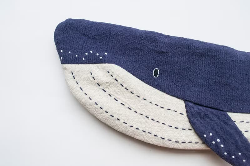 鯨魚 Whale travel cutlery pouch case - Navy