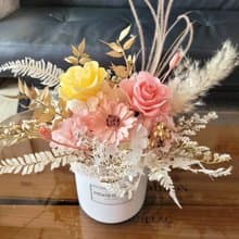 秋日浪漫 妝點輕奢優雅生活 永生盆花