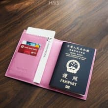 法國山羊皮 Passport 皮套
