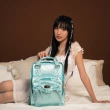 【DOUGHNUT】14吋 防潑水 後背包 馬卡龍 水壺格 穿搭-月光石 GT