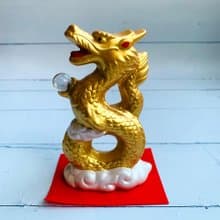 錦彩招福龍-昇龍-小-生肖吉祥物(龍) 招財 開運