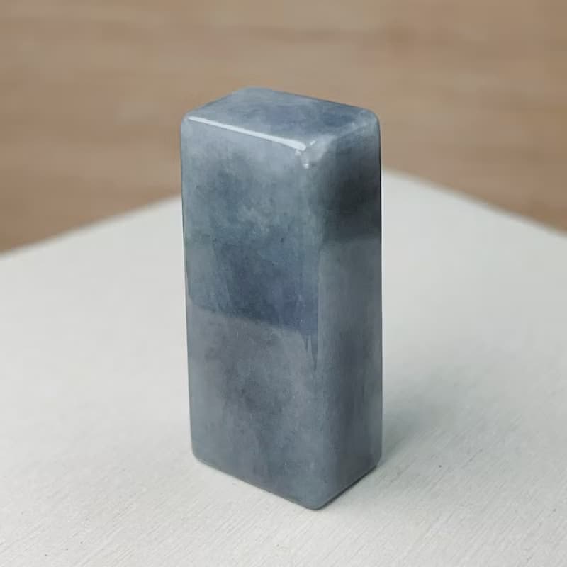 飄烏雞翡翠印章 | 天然緬甸玉A貨翡翠 | 送禮