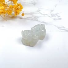 【招財神獸】冰種翡翠貔貅項鍊擺飾 | 天然緬甸玉翡翠A貨 | 送禮