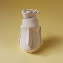 摩艾與玫瑰 擴香石 香磚 薰香石 新年 交換禮物 香氛擴香