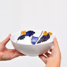 大號深面碗 - Blue Fantasy