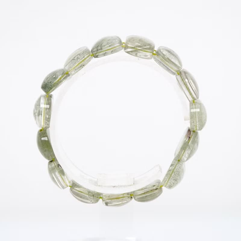 寶麗金珠寶-天然綠幽靈水晶手排