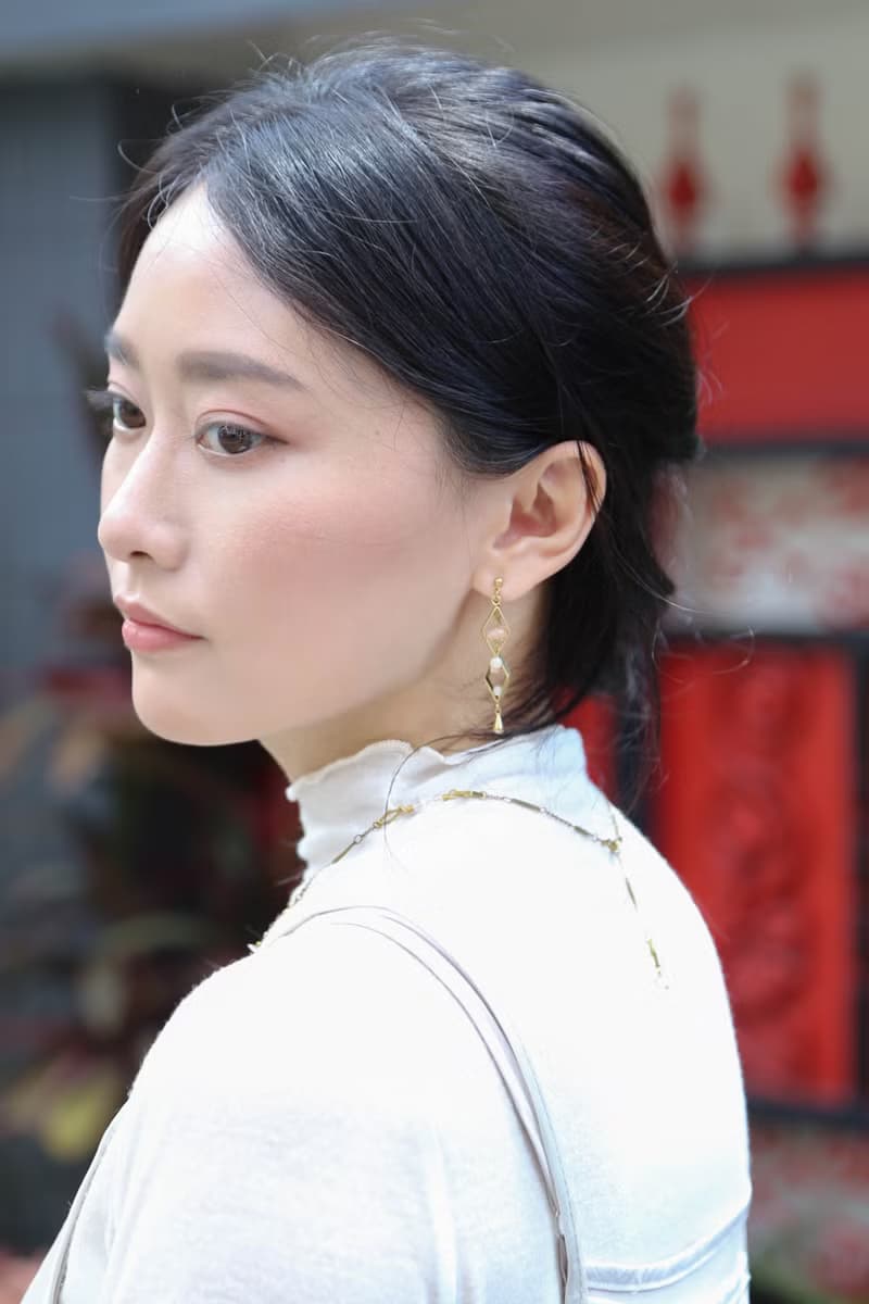 海的碎片 - 礦石 水晶 耳環 耳針 耳夾 (三色)