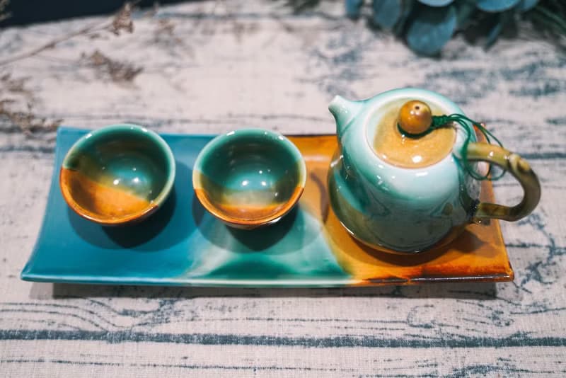 茶壺杯盤組(一壺二杯一盤)・三毛撒哈拉系列/送禮包裝/小卡代寫