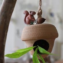 純手工橡實造型花器/吊飾3
