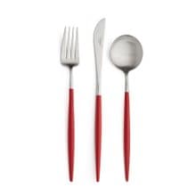 葡萄牙Cutipol GOA系列紅柄主餐三件組(刀叉匙)
