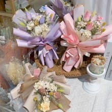 FengFlower【索拉鬱金香乾燥花束】不凋花/乾燥花/永生花/送禮