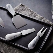 大理石奶油刀四入組