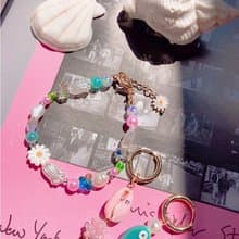 【熱賣】水晶 玻璃珠 貝母 淡水珍珠手鍊 | Y2K 千禧風飾物