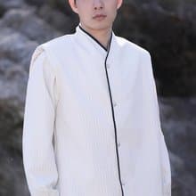 中式復古 肌理感漢服襯衫上衣