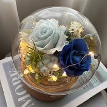 永生花藍芽音響玻璃罩/情人節