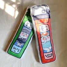 賴打/打火機 抱枕 雙面設計
