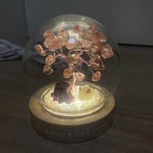 小兔子款訂製 | 水晶樹系列微景觀水晶球燈 | 可愛 | 居家燈飾