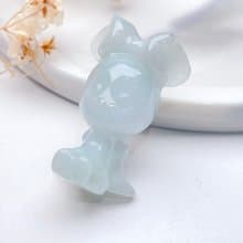 冰糯種翡翠小動物吊飾 | 天然緬甸翡翠A貨 | 送禮