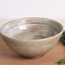 雲彩墨綠灰碗