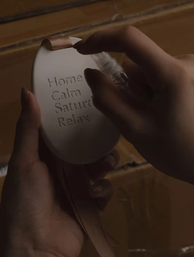 【 禮盒組 】磨石水泥香氛蠟燭 x 環保香氛磚 x 小花束套組