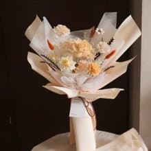 情人節玫瑰花束 陽光奶油色 擴香花束 生日 週年禮物