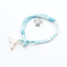 波希米亞 海洋鯨魚+海龜 防水衝浪手鍊