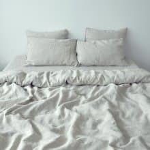 Undyed linen duvet cover / Softened linen / Comforter cover / Quilt cover