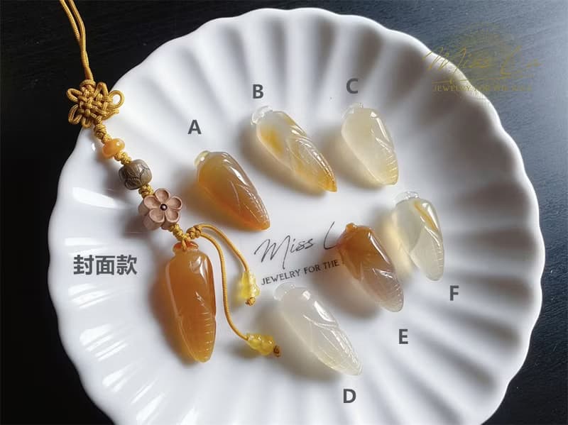 天然瑪瑙 玉米 生意興隆 金玉滿堂 包掛 吊飾 禮物 長輩禮