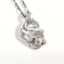 【日本直送 中古美品】ジョージジェンセン Georg Jensen ネックレス イヤーペンダント 1999 ヘリテージ コレクション シルバー925