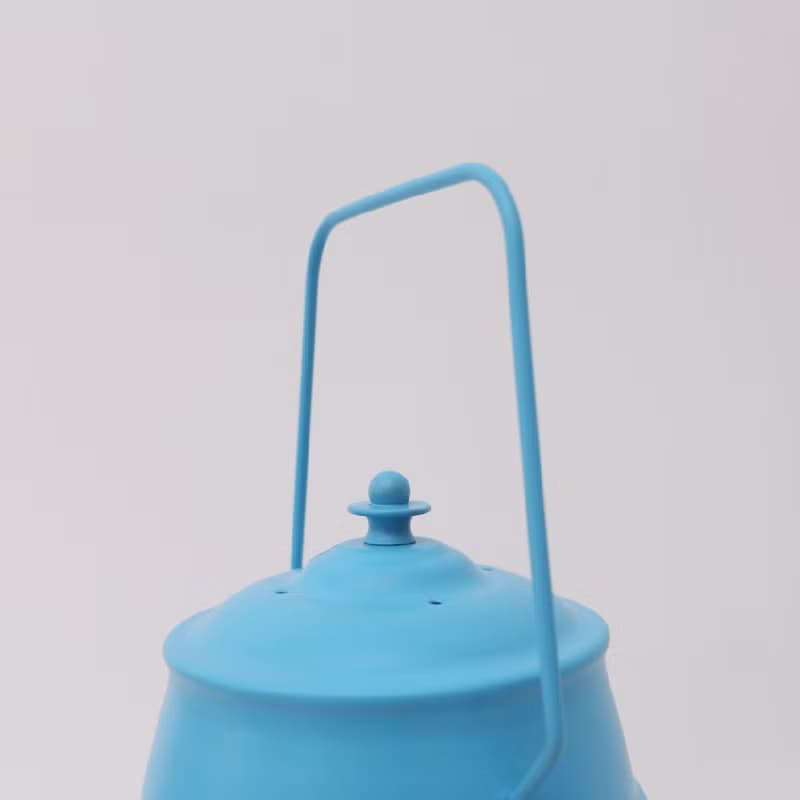 【展示品】韓國 PRAY 守夜人金屬香氛蠟燭暖燈(L)-聖托里尼
