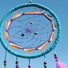 民族風 手工編織棉麻南美捕夢網吊飾dream Cather-Mandala曼陀羅