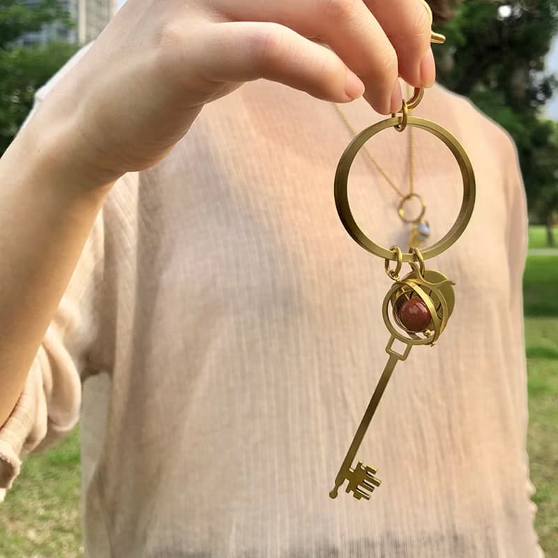 星之鑰星座符號鑰匙圈掛飾
