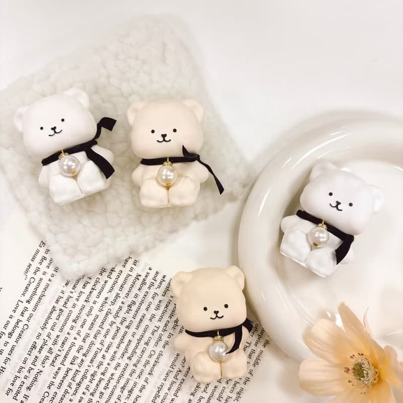 【香氛乾燥花禮盒】棉花糖熊 香氛 乾燥花 生日禮物 婚禮小物