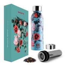 BUGATTI紅粉玫瑰保溫瓶500ml禮盒組