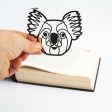 Metal bookmark Koala // unique animal bookmark // Free shipping worldwide //
