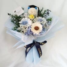 【畢業熊-畢業花束】四色 畢業禮物 下單備註到貨日