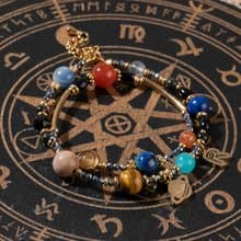 銀河系 | 獨家設計款 | 雙圈手鏈  D24001