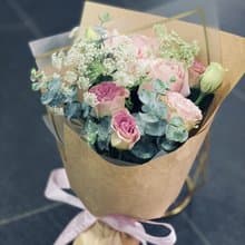 簡約自然主義鮮花花束  畢業 生日首選  台北可自取