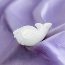 冰糯翡翠魚吊飾 | 天然緬甸玉翡翠A貨