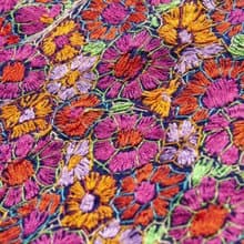 喀什米爾Cashmere/羊絨圍巾/純羊毛圍巾披巾/戒指絨披肩-刺繡花朵