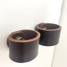 極簡皮革抽屜手把 梳妝台把手 皮革櫥櫃把手 北歐室內設計師專屬