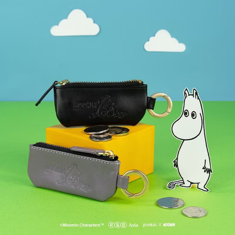 【Pinkoi x Moomin】鑰匙環零錢包 - 擁抱/零錢包/小錢包