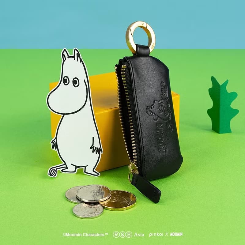 【Pinkoi x Moomin】鑰匙環零錢包 - 擁抱/零錢包/小錢包