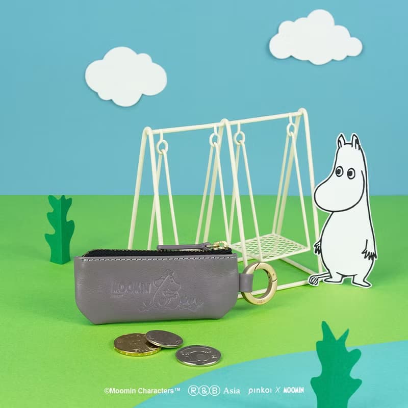 【Pinkoi x Moomin】鑰匙環零錢包 - 擁抱/零錢包/小錢包