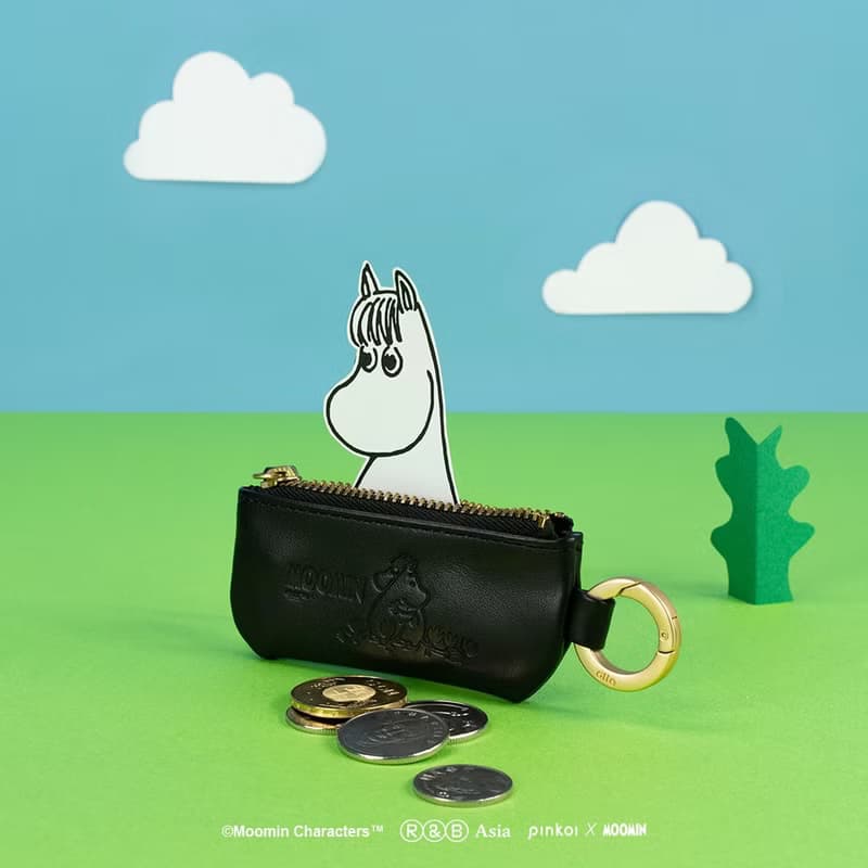 【Pinkoi x Moomin】鑰匙環零錢包 - 擁抱/零錢包/小錢包